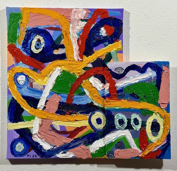 Elbow, painting by Mario Caoile