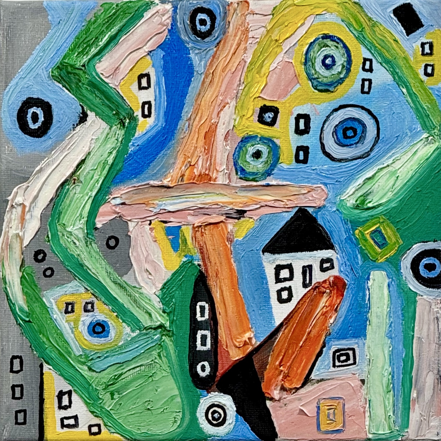 Colorful abstract painting for the Archive playlist